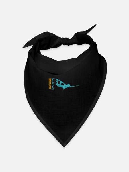 Awesome since 1972. Wakeboard Lifestyle - Bandana Dreieckstuch - Schwarz