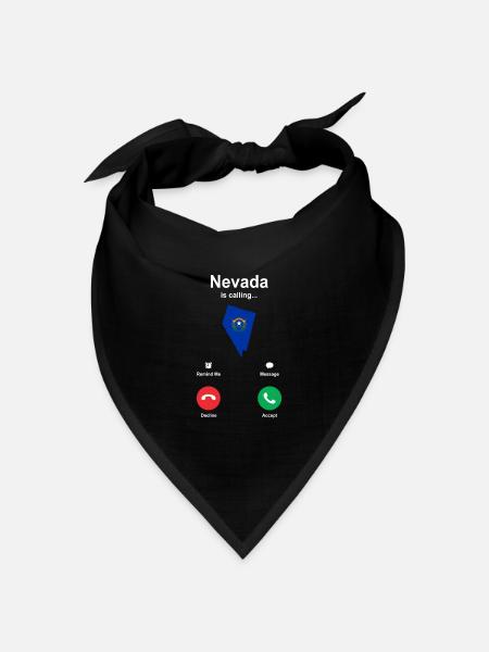 Nevada - Bandana Dreieckstuch - Schwarz