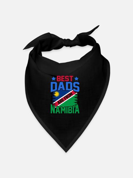 Namibia - Bandana Dreieckstuch - Schwarz