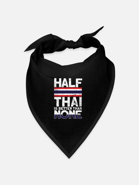 Thailand - Bandana Dreieckstuch - Schwarz