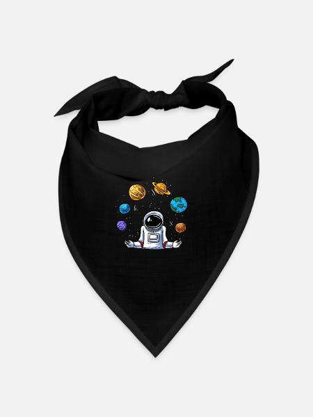 Jonglieren - Bandana Dreieckstuch - Schwarz