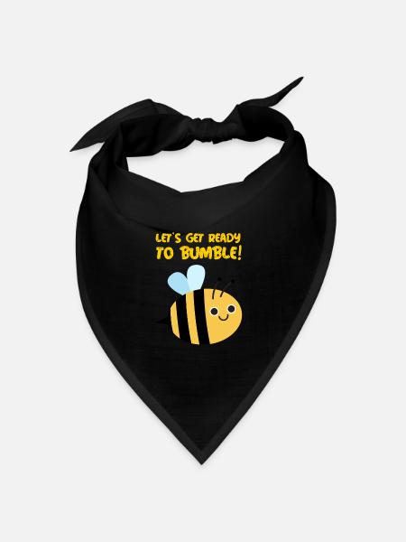 Machen wir uns bereit zu bummeln! - Bandana Dreieckstuch - Schwarz