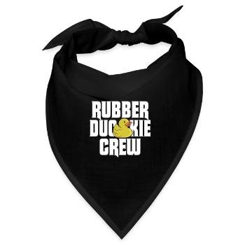 Rubber Duck Rubber Duckie Crew - Bandana Dreieckstuch - Schwarz - Vorne