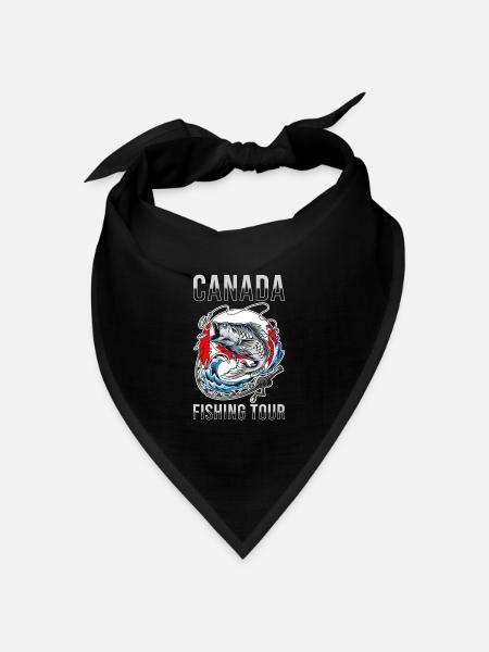 Angeltour Kanada - Bandana Dreieckstuch - Schwarz