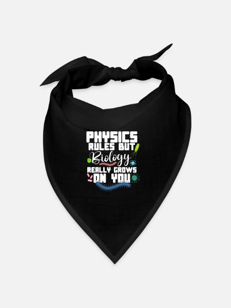 Microbiologist Microbiology Lab Staph Biology - Bandana Dreieckstuch - Schwarz