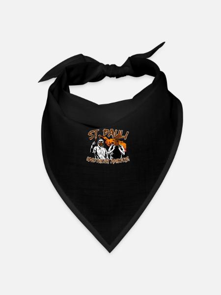 St Pauli und nicht anders UPDATE - Bandana Dreieckstuch - Schwarz