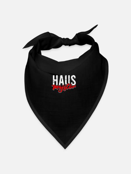 Balkan Spruch HAUS MAJSTOR Geschenkidee - Bandana Dreieckstuch - Schwarz