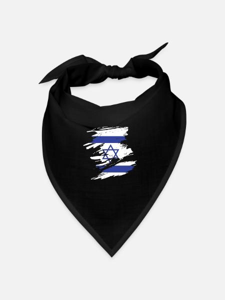 Israel - Bandana Dreieckstuch - Schwarz