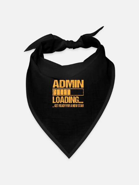 Admin loading Admin Ausbildung - Bandana Dreieckstuch - Schwarz