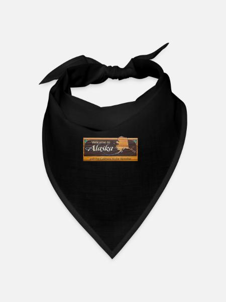 Alaska - Bandana Dreieckstuch - Schwarz