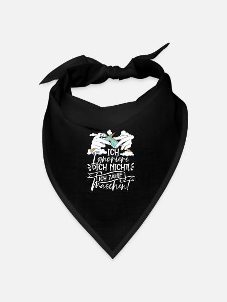 Häkeln - Bandana Dreieckstuch - Schwarz