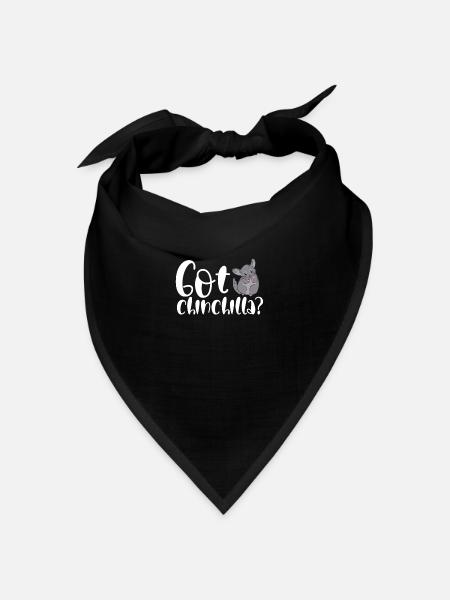 Habe Chinchilla - Bandana Dreieckstuch - Schwarz