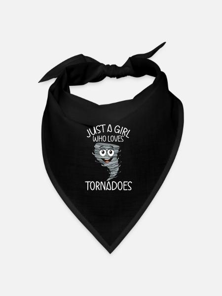 Tornado - Bandana Dreieckstuch - Schwarz