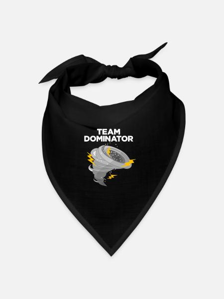 Tornado - Bandana Dreieckstuch - Schwarz