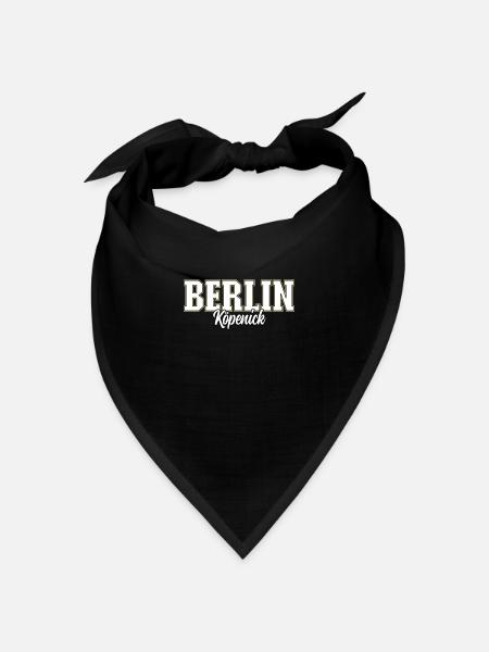Berlin Köpenick - Bandana Dreieckstuch - Schwarz