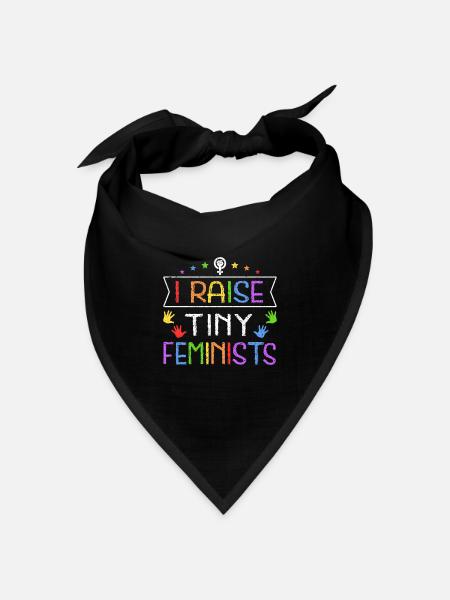 Feminist Women's Rights Female - Bandana Dreieckstuch - Schwarz