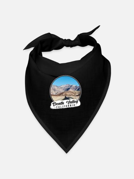 Death Valley Kalifornien Souvenir - Bandana Dreieckstuch - Schwarz