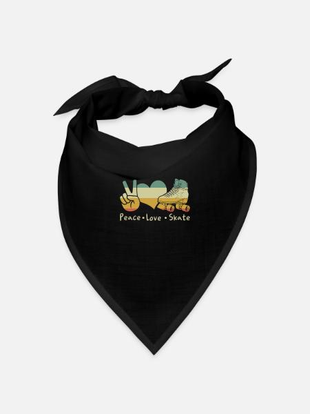 Inline Skater - Bandana Dreieckstuch - Schwarz