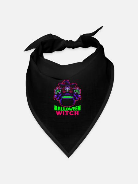Halloween - Bandana Dreieckstuch - Schwarz