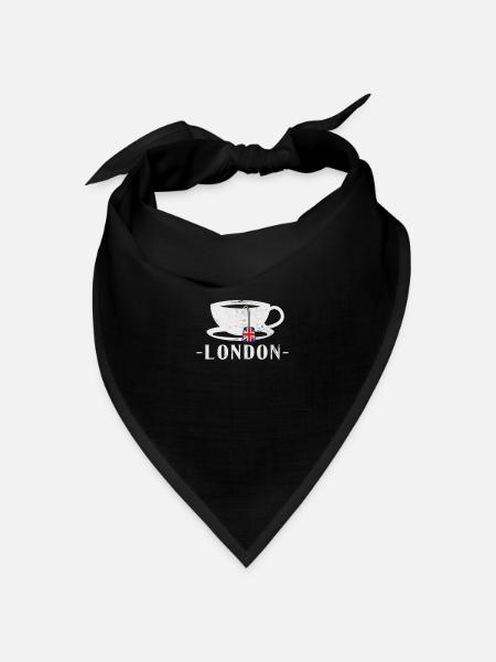 London - Bandana Dreieckstuch - Schwarz