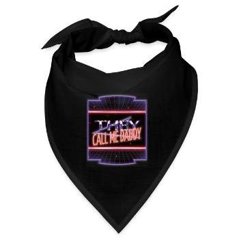 joke children humor best statement geek jokes - Bandana Dreieckstuch - Schwarz - Vorne