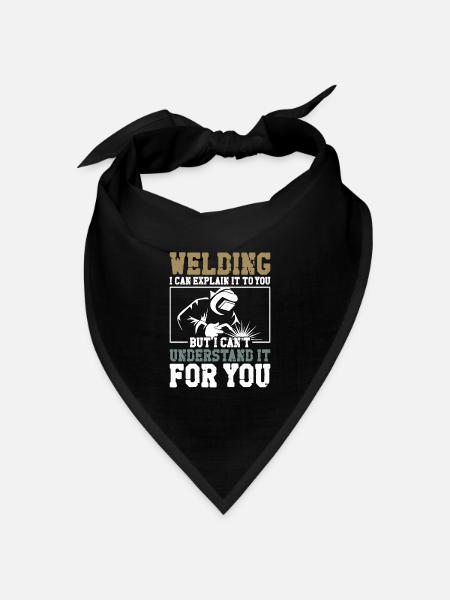 Welder Welding Vintage Welding I - Bandana Dreieckstuch - Schwarz
