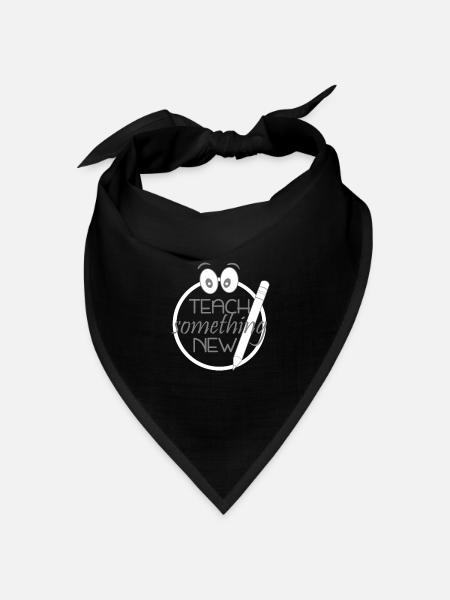 Lehrer - Bandana Dreieckstuch - Schwarz