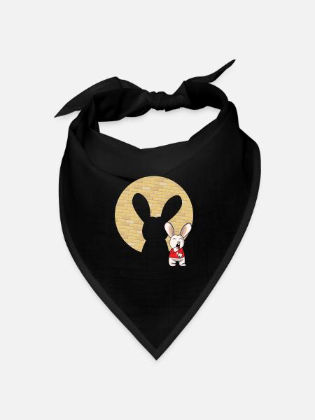 Rock Sign Kawaii Metal Music Heavy Rock - Bandana Dreieckstuch - Schwarz