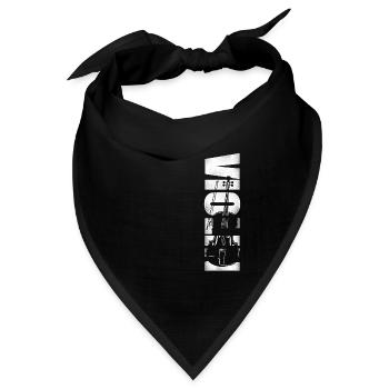 Violin Violinist Vintage Violin - Bandana Dreieckstuch - Schwarz - Vorne