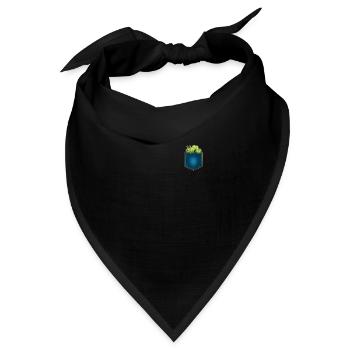 Raupe - Bandana Dreieckstuch - Schwarz - Vorne