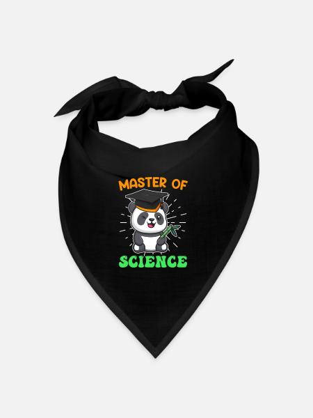 Master of Science 2023 - Bandana Dreieckstuch - Schwarz
