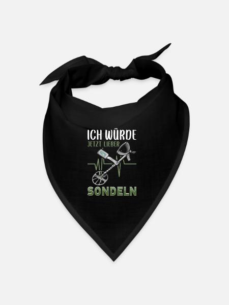 Sondeln - Bandana Dreieckstuch - Schwarz