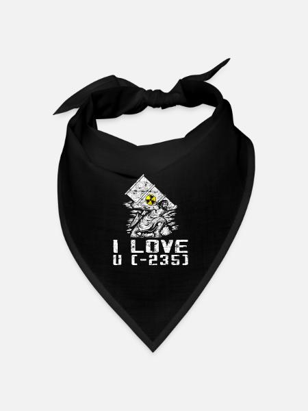 Kernkraft - Stolzer Nuklearingenieur - Bandana Dreieckstuch - Schwarz