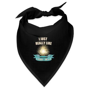 Stetnen lover - Bandana Dreieckstuch - Schwarz - Vorne