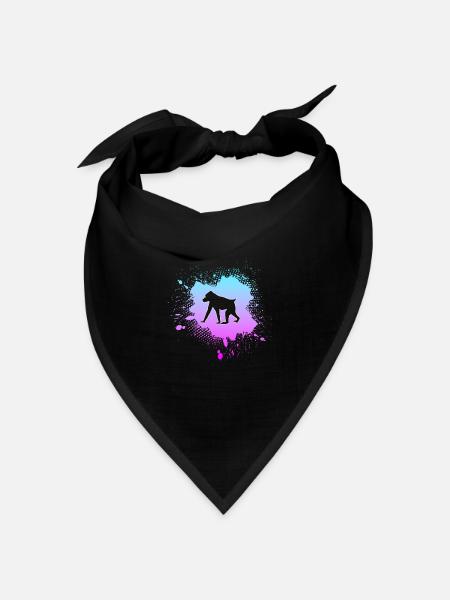 Affe - Bandana Dreieckstuch - Schwarz