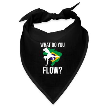 Brasilianischer Tanz für Kickboxen - Bandana Dreieckstuch - Schwarz - Vorne