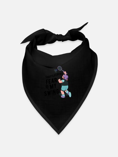 Badminton - Bandana Dreieckstuch - Schwarz
