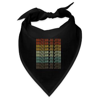 Brasilianisches Jiu Jitsu Brasilianisches Jiu Jits - Bandana Dreieckstuch - Schwarz - Vorne