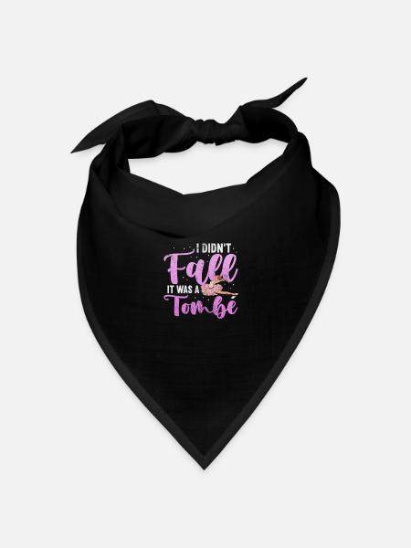Ballett - Bandana Dreieckstuch - Schwarz
