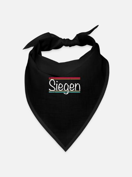 Siegen - Bandana Dreieckstuch - Schwarz