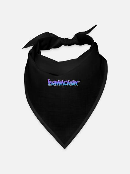 Hannover - Bandana Dreieckstuch - Schwarz