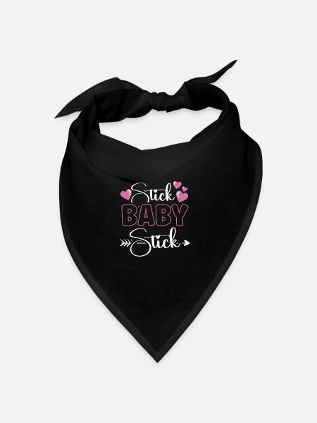 Tag Des Embryotransfers Ivf In-vitro-fertilisation - Bandana Dreieckstuch - Schwarz