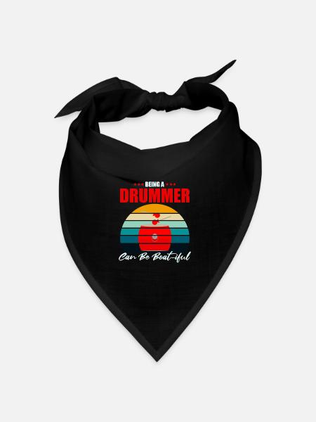 Drachenboot Trainer für chinesische Bootsrennen - Bandana Dreieckstuch - Schwarz