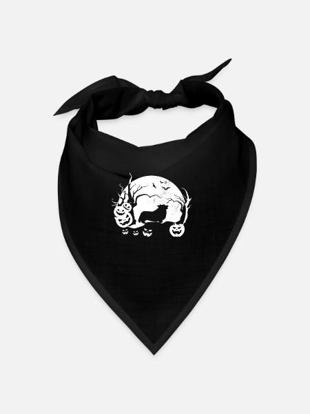 Welsh Corgi - Bandana Dreieckstuch - Schwarz