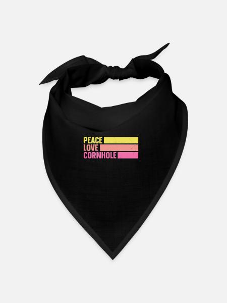 Cornhole - Bandana Dreieckstuch - Schwarz