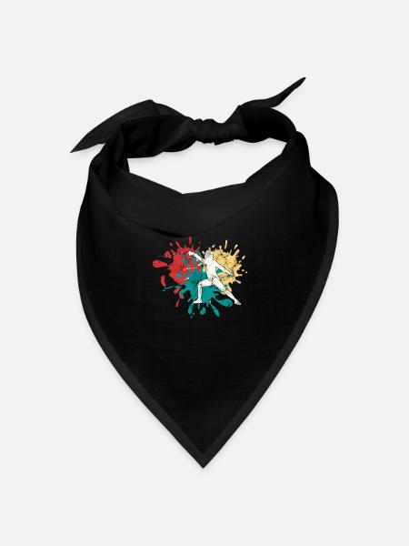 Fechten - Bandana Dreieckstuch - Schwarz