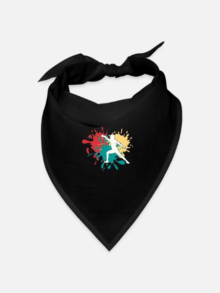 Fechten - Bandana Dreieckstuch - Schwarz