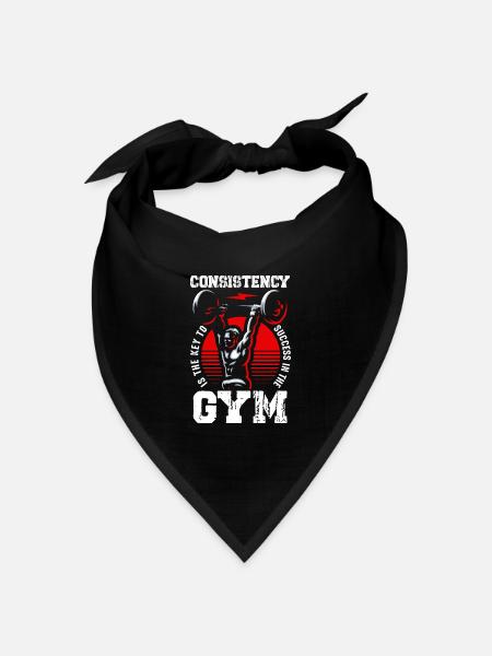 Gym - Bandana Dreieckstuch - Schwarz