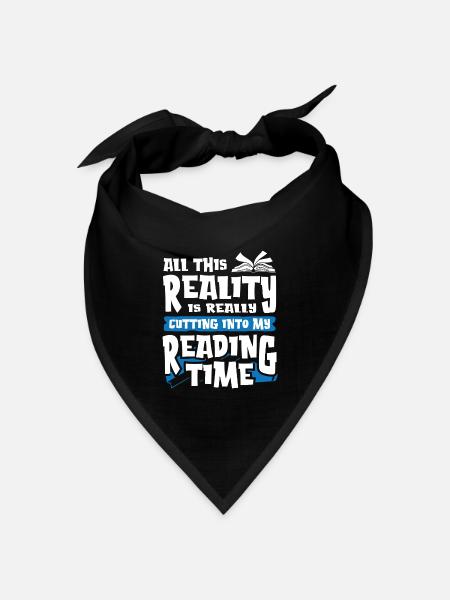 Perfect Reading - Bandana Dreieckstuch - Schwarz