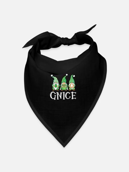 Gartenzwerge Gnome Lover Funny Gnome Gardening - Bandana Dreieckstuch - Schwarz